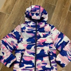 NEW Youth Medium Girls Under Armour Puff Coat